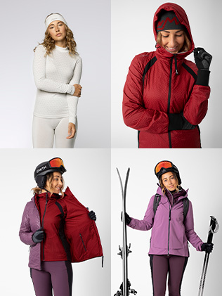 How to dress in layers: the perfect women's ski touring apparel
